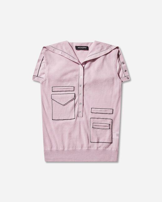 Kiko Kostadinov Pink S Kreiner Knit Rollneck Top Pale