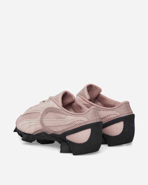 PUMA Gray Beisser Waxed Sneakers Sandstone / Rose Latte for men