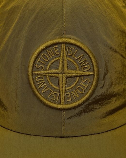 Stone Island Green Nylon Metal Cap Cactus for men