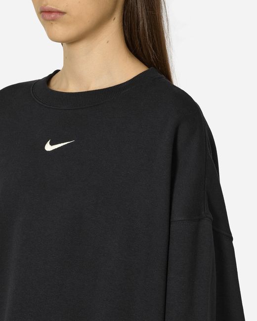 Nike Phoenix Fleece Crewneck Sweatshirt Black