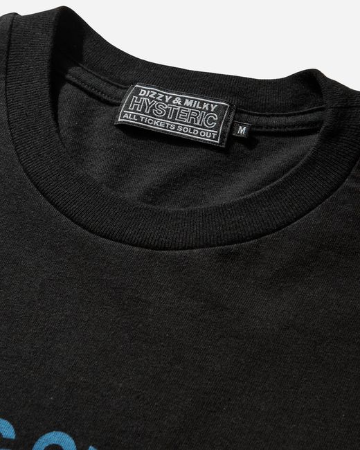 Hysteric Glamour Black Men S Come Play With Me Longsleeve T-shirt for men