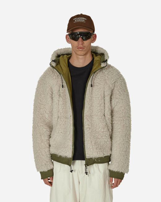 Roa Natural Heavy Furry Jacket Silver Sage for men