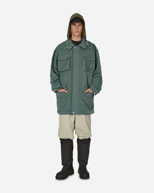 Cav Empt Green Nylon Field Coat for men