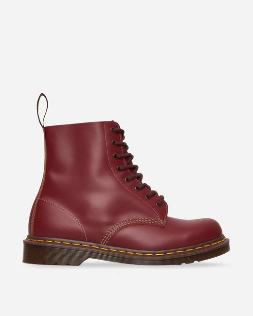 Dr. Martens Red Vintage 1460 Ankle Boots Oxblood for men