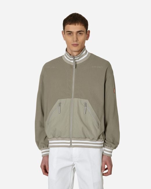 Cav Empt Fleece Zip Up Jacket in Green for Men Lyst