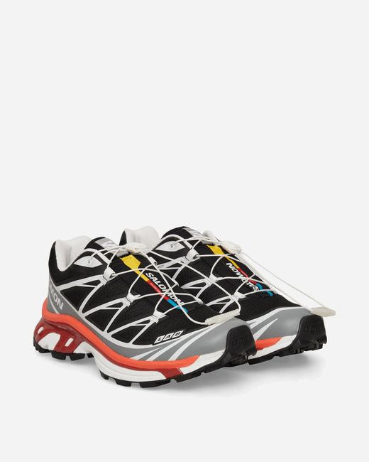 Salomon White Xt-6 Sneakers Alloy / Black / Lava Falls for men