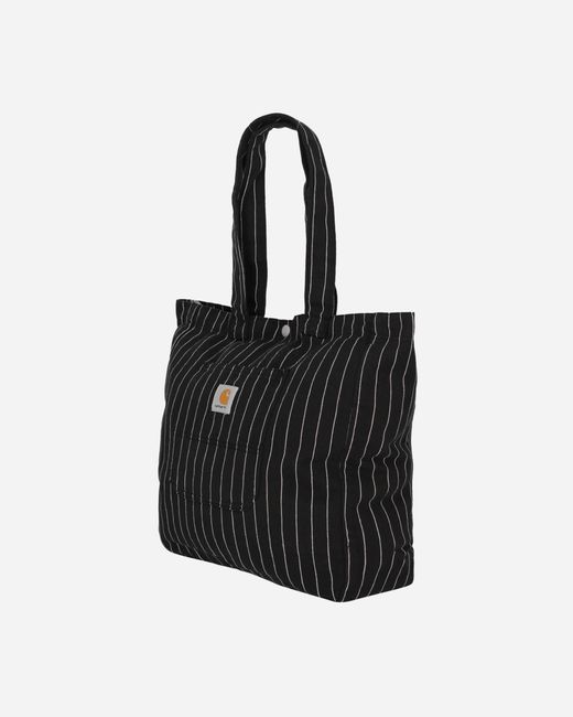 Carhartt Black Hendry Tote Seaton Stripe Dark (Rinsed) for men