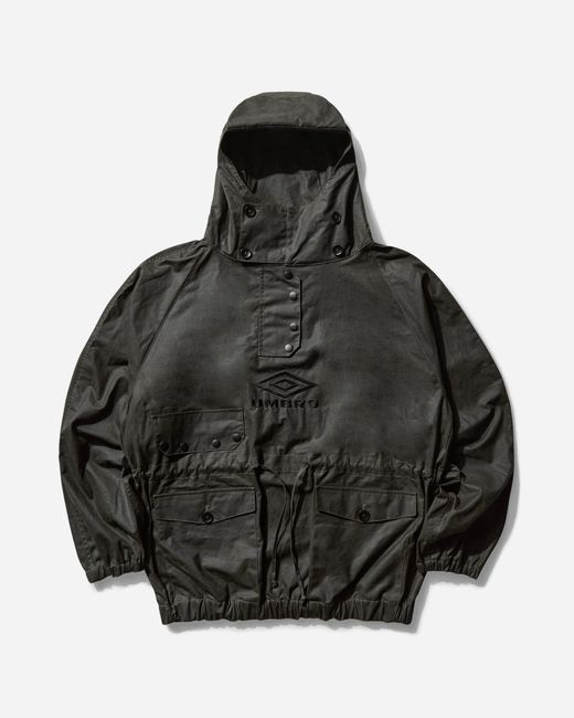 Umbro Black Men S Smock Waxed Anorak Dark Olive for men