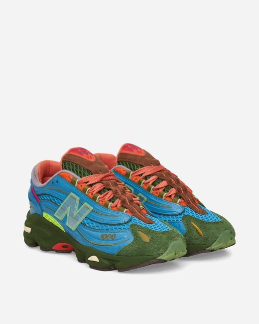 New Balance Salehe Bembury 1000 Sneakers Blue / Lime / Red for men