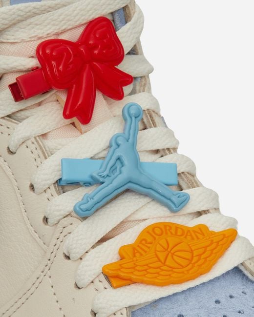 Nike Women S Air Jordan 1 Retro High Og Sneakers Pale Ivory / Psychic Blue
