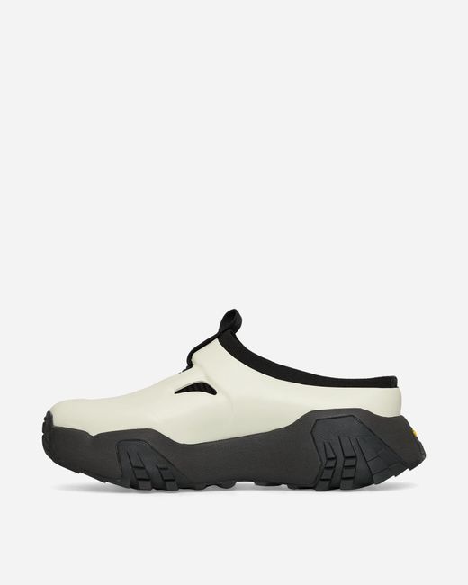 SLAM JAM White Vibram Rubber Core Sabot Asparagus for men