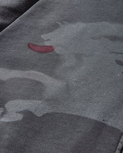 PROTOTYPES Gray Sprayed Goat Hoodie Romper