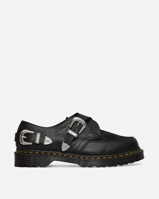 Dr. Martens Black The Great Frog Ramsey Monk Loafers for men
