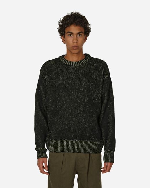 GR10K Black Aimless Compact Knit Sweater Herren for men