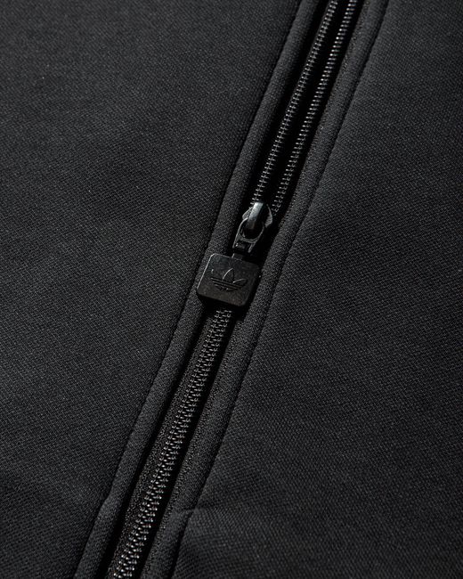 Adidas Black Classic Tipped Stripes Track Top for men