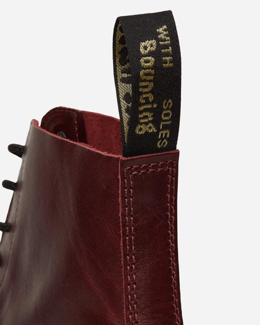 Dr. Martens Red 1460 Ankle Boots Burgundy for men
