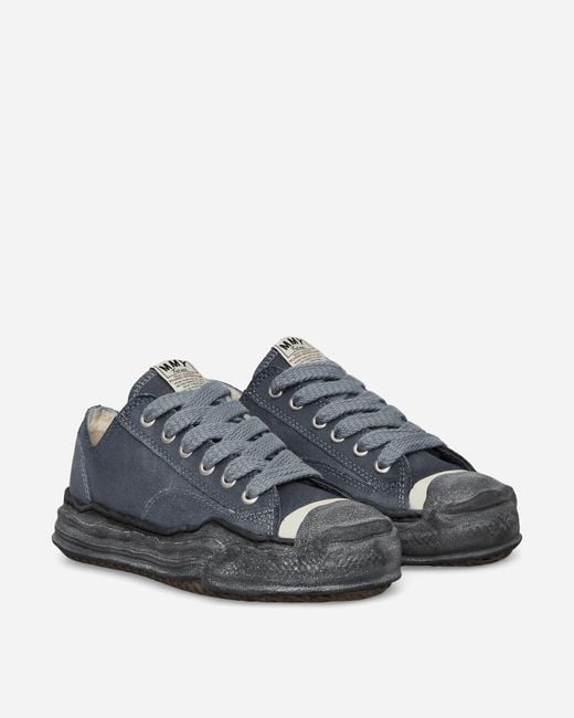 Maison Mihara Yasuhiro Blue Hank Og Sole Over-dyed Canvas Low Sneakers for men