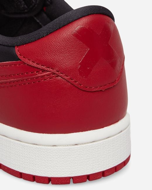 Nike Red Air Jordan 1 Retro Low Og Banned Sneakers Varsity for men