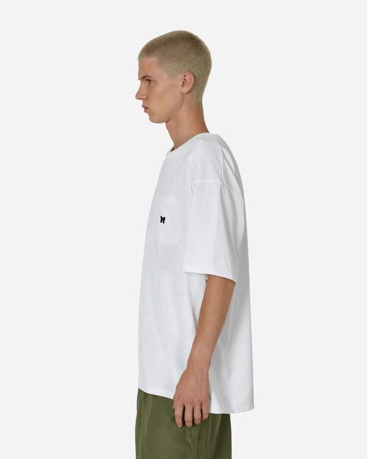 Needles White Pocket T-shirt for men