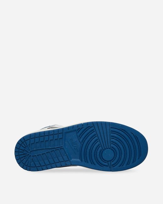 Nike Blue Air Jordan 1 Mid Se Sneakers / Industrial for men