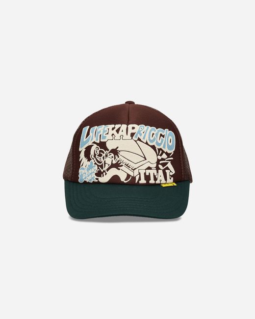 Kapital Green Life Kapriccio Track Cap for men