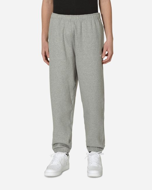 Nike Solo Swoosh Sweatpants Grey in Gray for Men | Lyst