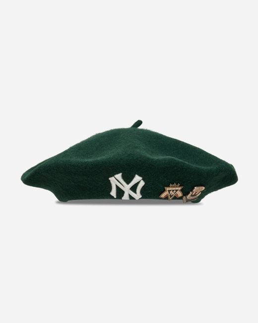 KTZ Green New York Yankees Mlb Cooperstown Pin Beret Dark for men