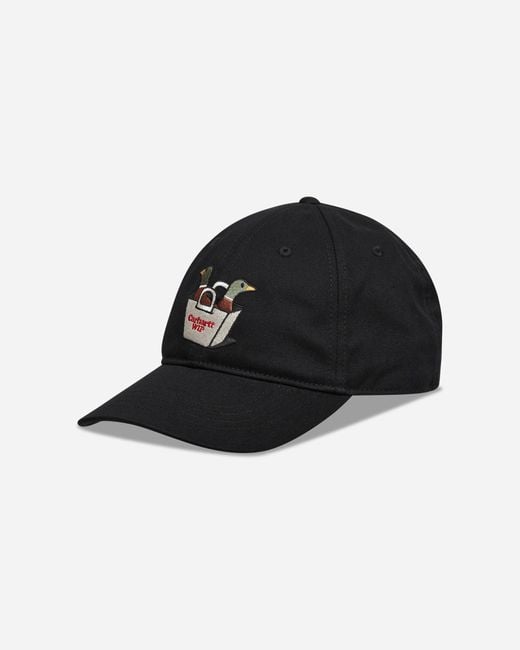 Carhartt Black Bumper Sticker Cap for men