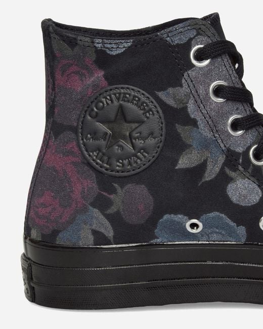 Converse Black Chuck 70 High Sneakers Flamingo for men