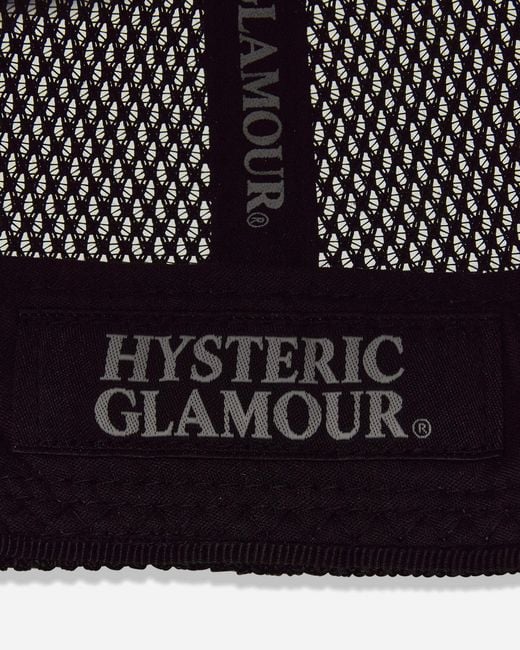 Hysteric Glamour Black Slam Jam Hysteric Angels Trucker Hat for men