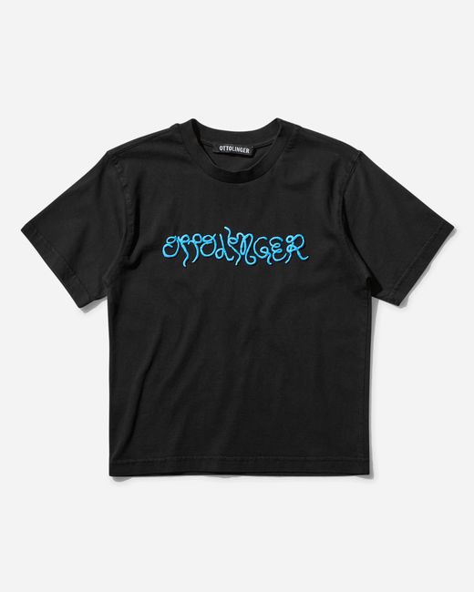 OTTOLINGER Black Fitted Puffy Logo T-Shirt Wash