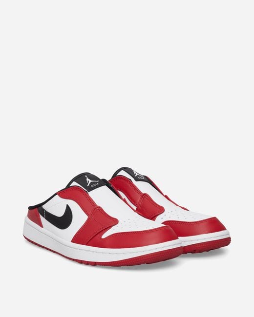 Nike Red Air Jordan Mule Golf Shoes Varsity for men