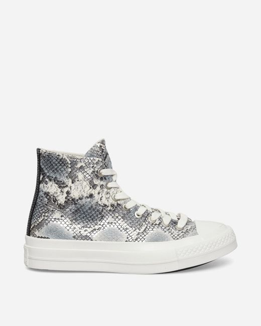Converse White Chuck Taylor All Star First String Sneakers Silver for men