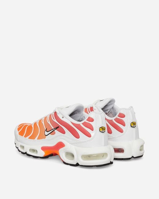 Nike White Wmns Air Max Plus Sneakers / Ember Glow / Total for men