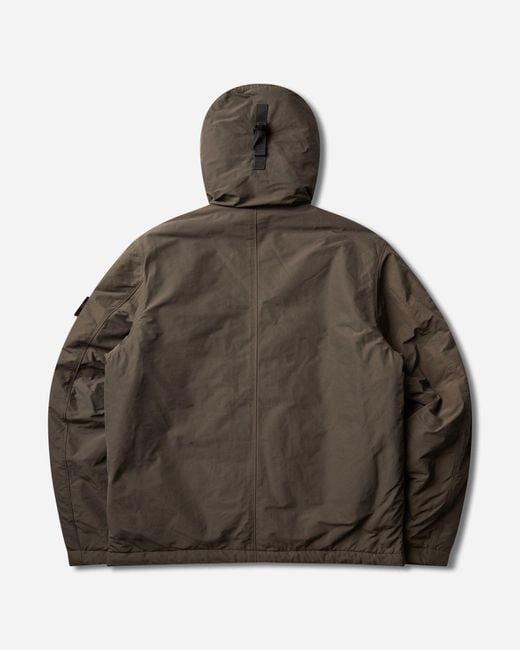 Stone Island Brown Men S Micro Twill Jacket Coal for men