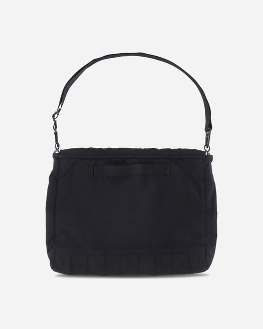 C P Company Black Herringbone Logo Bag for men