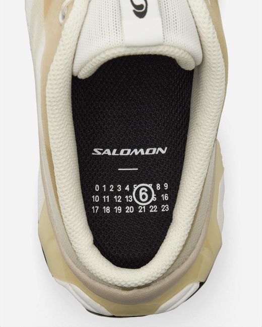 MM6 by Maison Martin Margiela White S Salomon Xt-4 Mules Haze Cloud for men