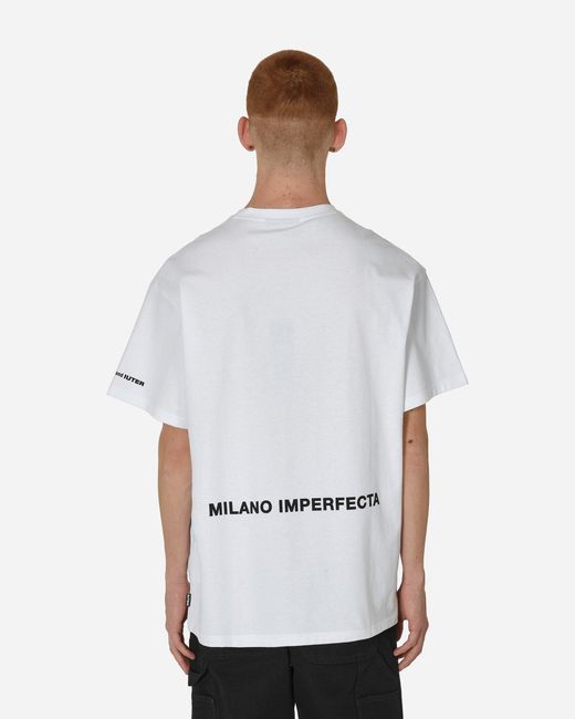 Iuter White Dumbo Milano Imperfecta Late Night T-Shirt for men