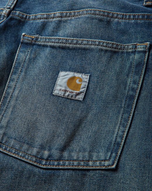 Carhartt Blue Men S Brandon Pants (worn Washed) for men