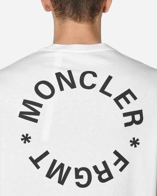 Moncler Genius White Frgmt Logo T-shirt for men