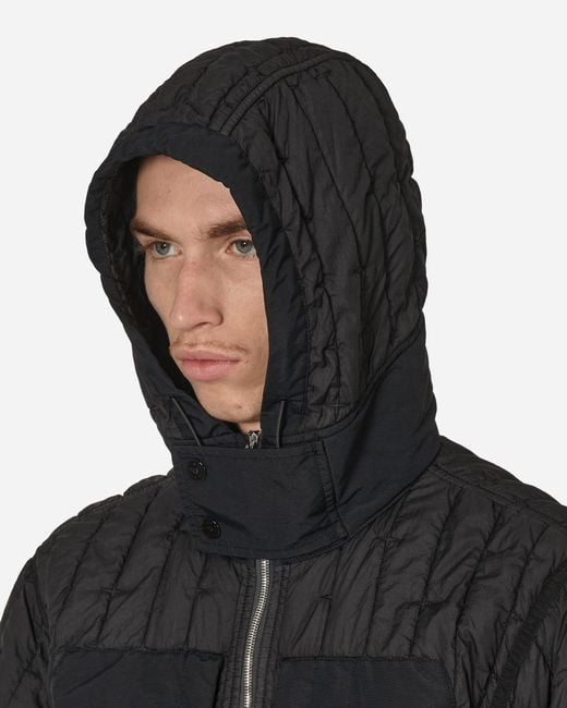 Stone Island Black Quilted Nylon Stella Primaloft-tc Jacket for men