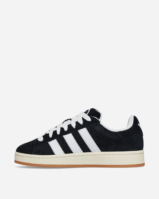Adidas Black Campus 00s Sneakers Core / Cloud White for men