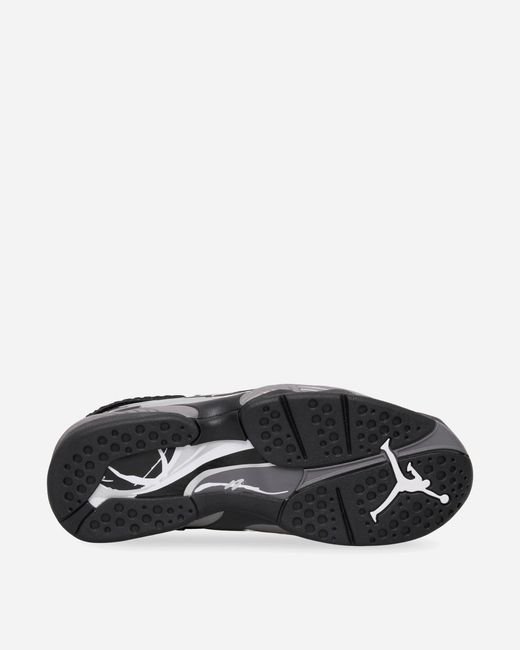 Nike Black Air Jordan 8 Sneakers Chrome for men