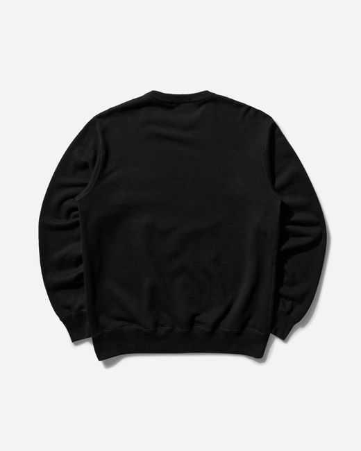 Undercover Black S U Signature Crewneck Sweatshirt for men