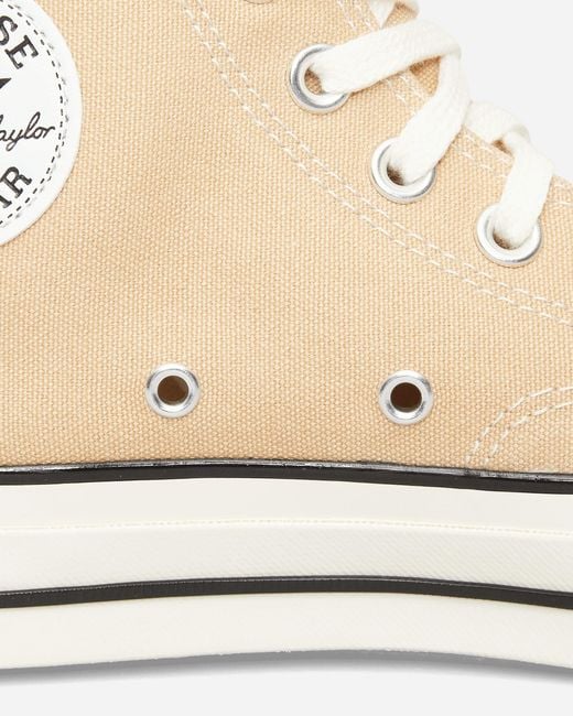 Converse Natural Chuck 70 Vintage Canvas Sneakers Hay Day Brown for men