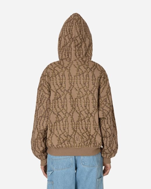Stingwater Thorn Zip-up Hoodie in Natural | Lyst UK