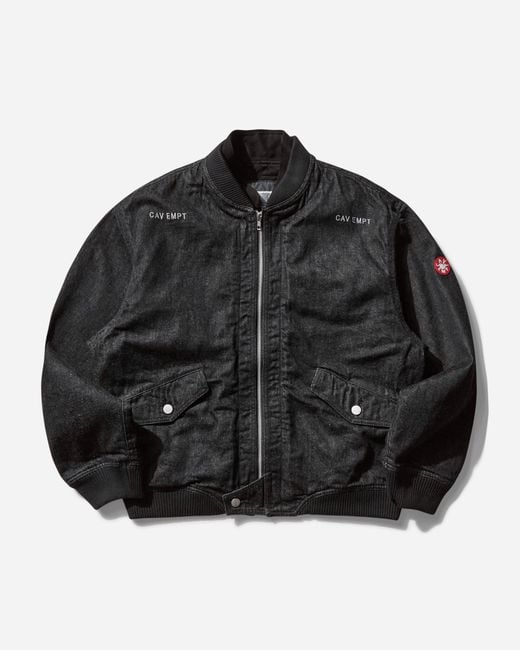 Cav Empt Black Men S Dbl Flap Zip Jacket for men