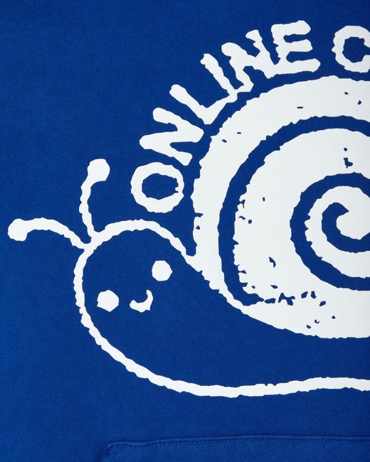 ONLINE CERAMICS Blue Snail Logo Hoodie for men