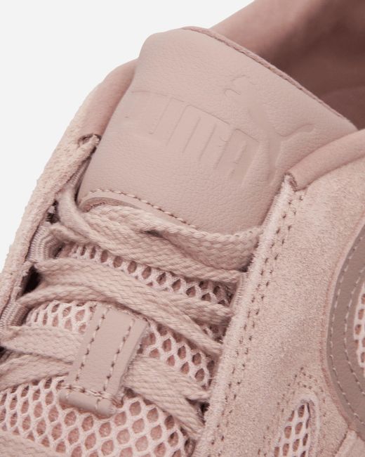 PUMA Gray Beisser Waxed Sneakers Sandstone / Rose Latte for men