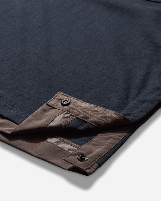Sacai Blue Men S Cotton Jersey T-shirt Navy for men